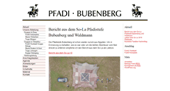 Desktop Screenshot of pfadibubenberg.ch